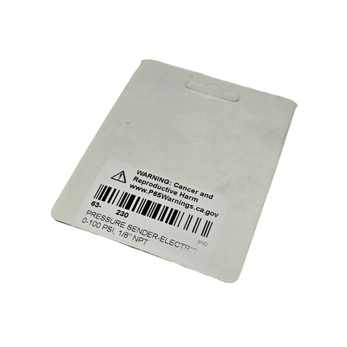 QuickCar Electric Pressure Sender 0-100psi 63-230