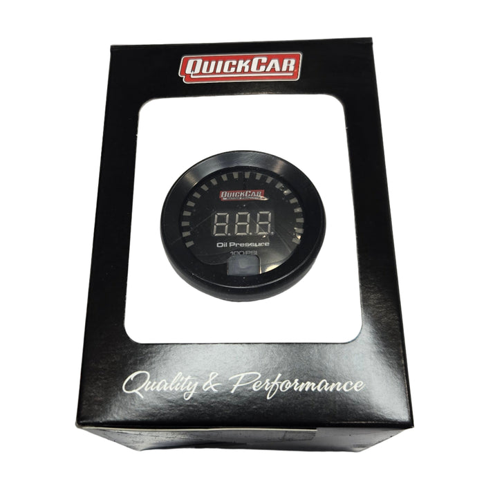 QuickCar Digital Oil Pressure Gauge 67-003