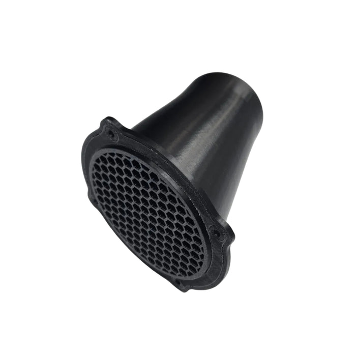 3D Printed 4" Nose Mount Brake Duct - Hex Screen