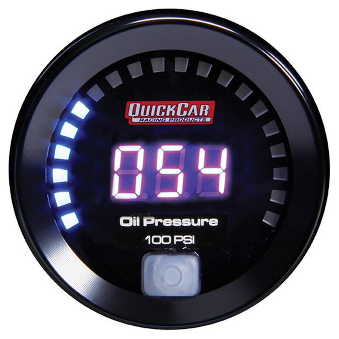 QuickCar Digital Oil Pressure Gauge 67-003